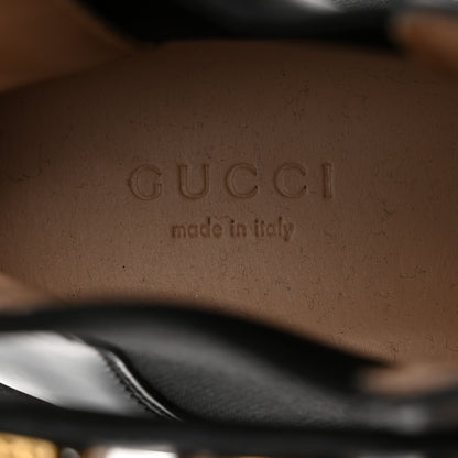 Gucci Calfskin Crystal GG Trip Chelsea Ankle Boots 38.5 Black 6 of 8