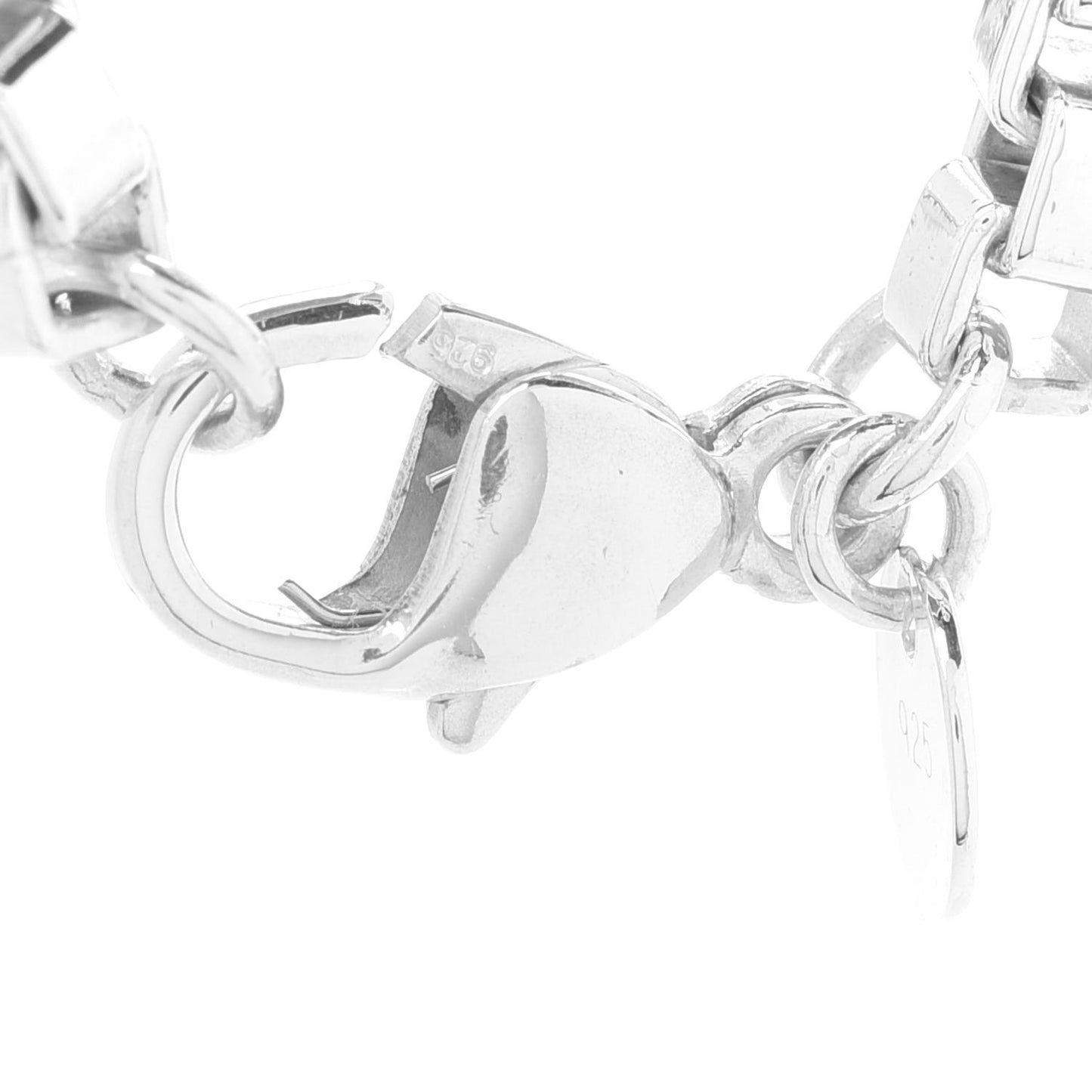 Sterling Silver 4mm Venetian Link Bracelet