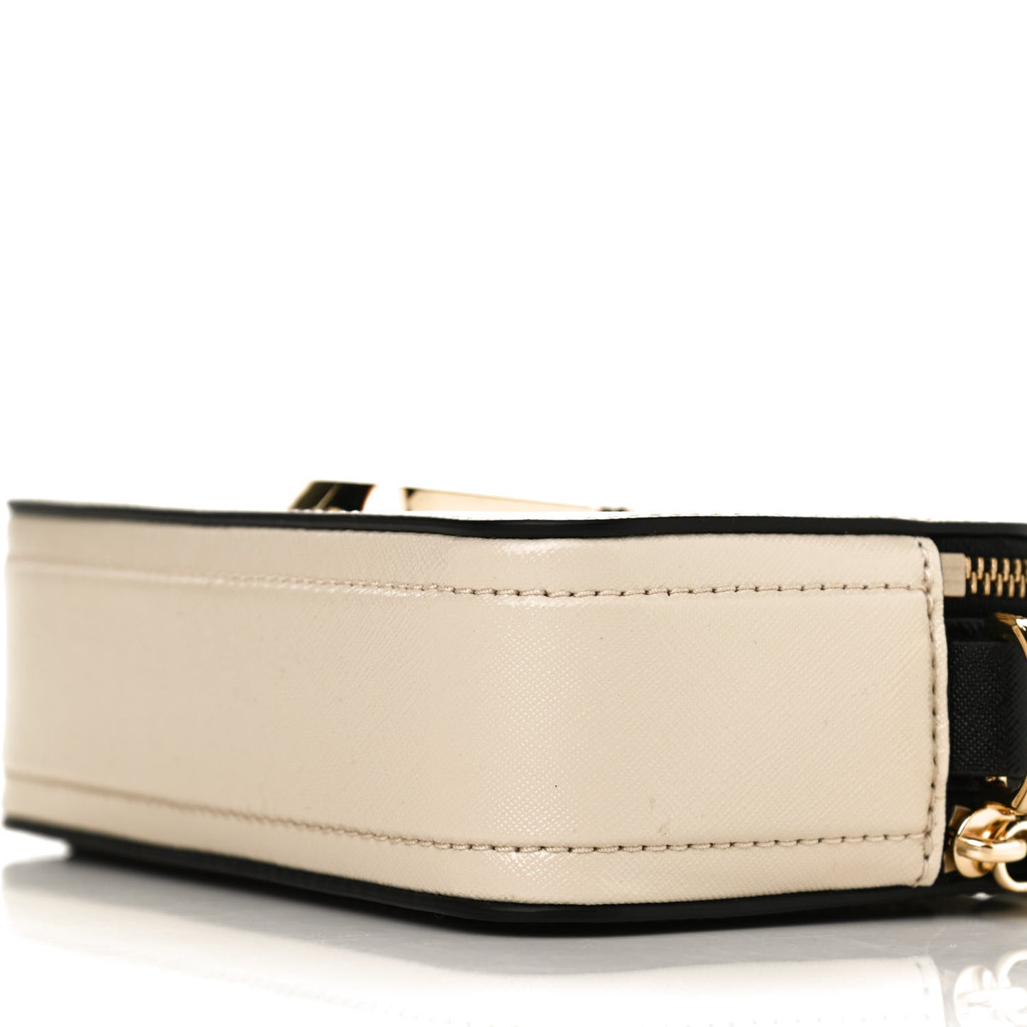 Saffiano Small Snapshot Camera Bag Cloud White Multicolor