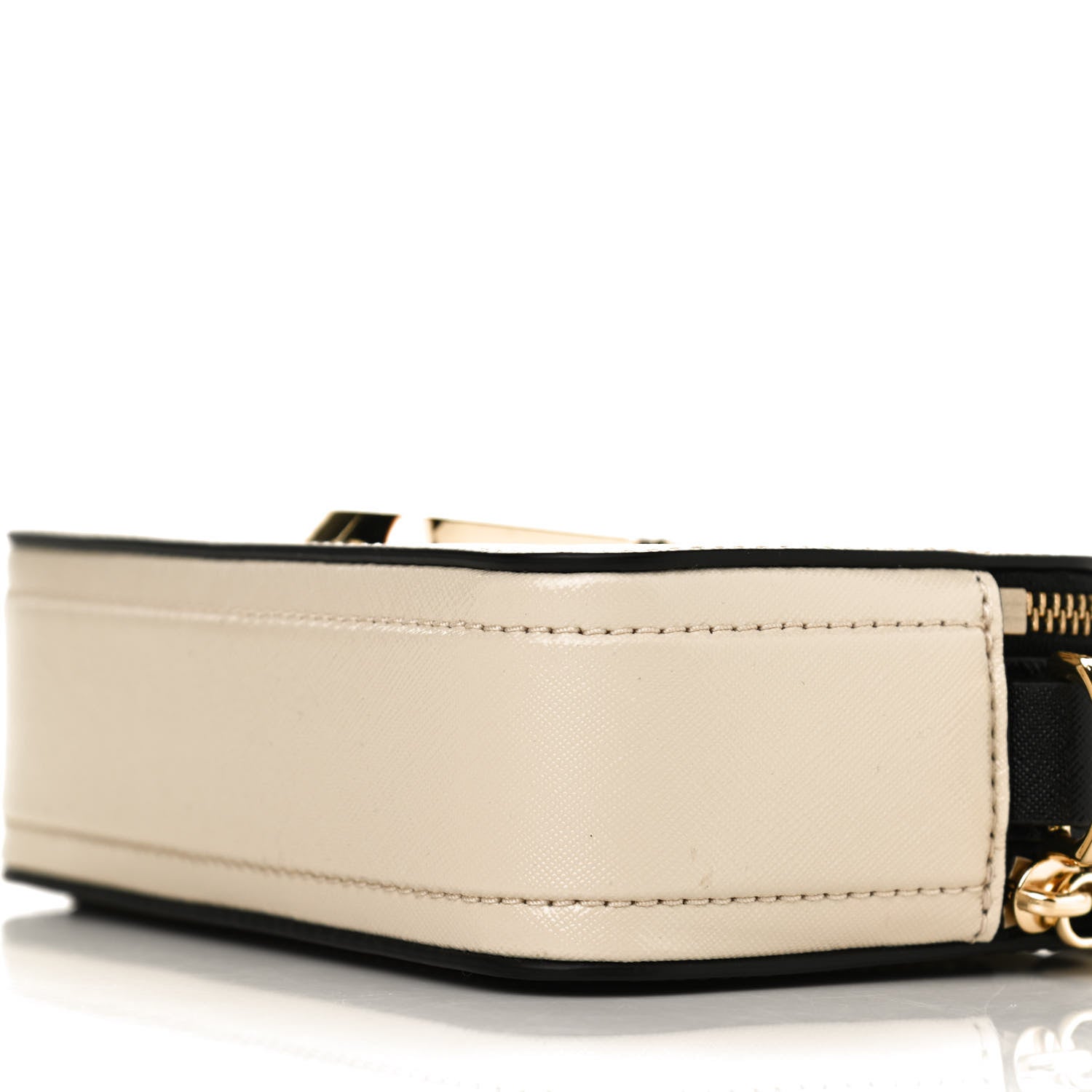 Marc Jacobs Saffiano Small Snapshot Camera Bag Cloud White Multicolor 10 of 10