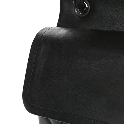 Chanel Lambskin Quilted Jumbo Double Flap So Black 11 of 16