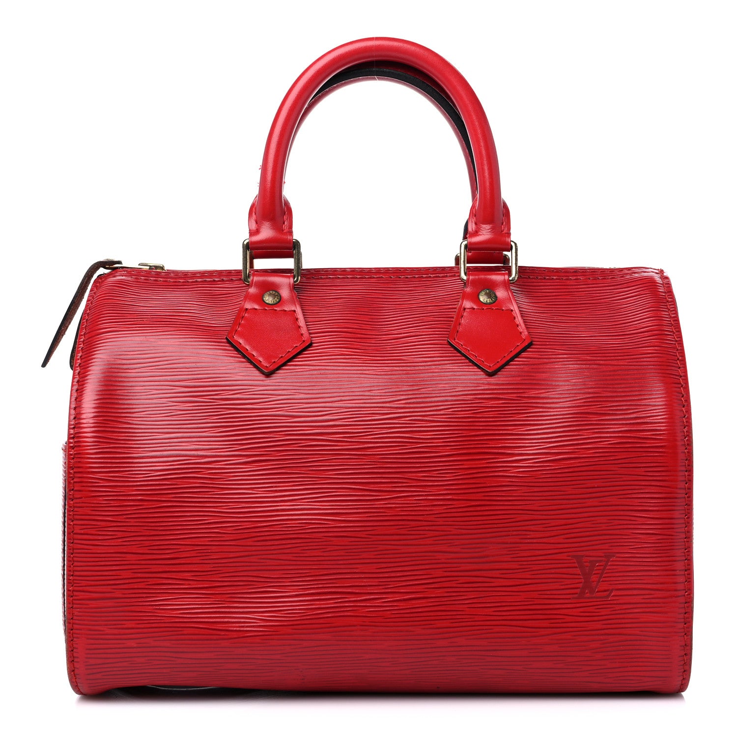 Louis Vuitton Epi Speedy 25 Castillan Red 1 of 17