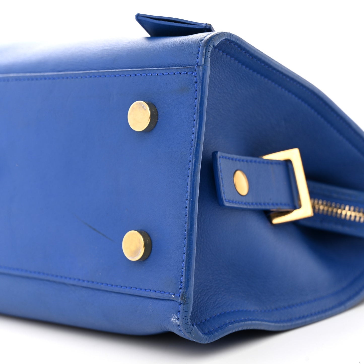 Calfskin Monogram Baby Cabas Blue Majorelle