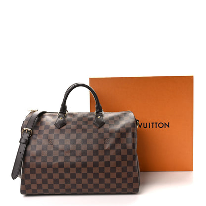 Louis Vuitton LOUIS VUITTON Damier Ebene Speedy Bandouliere 35 10 of 10