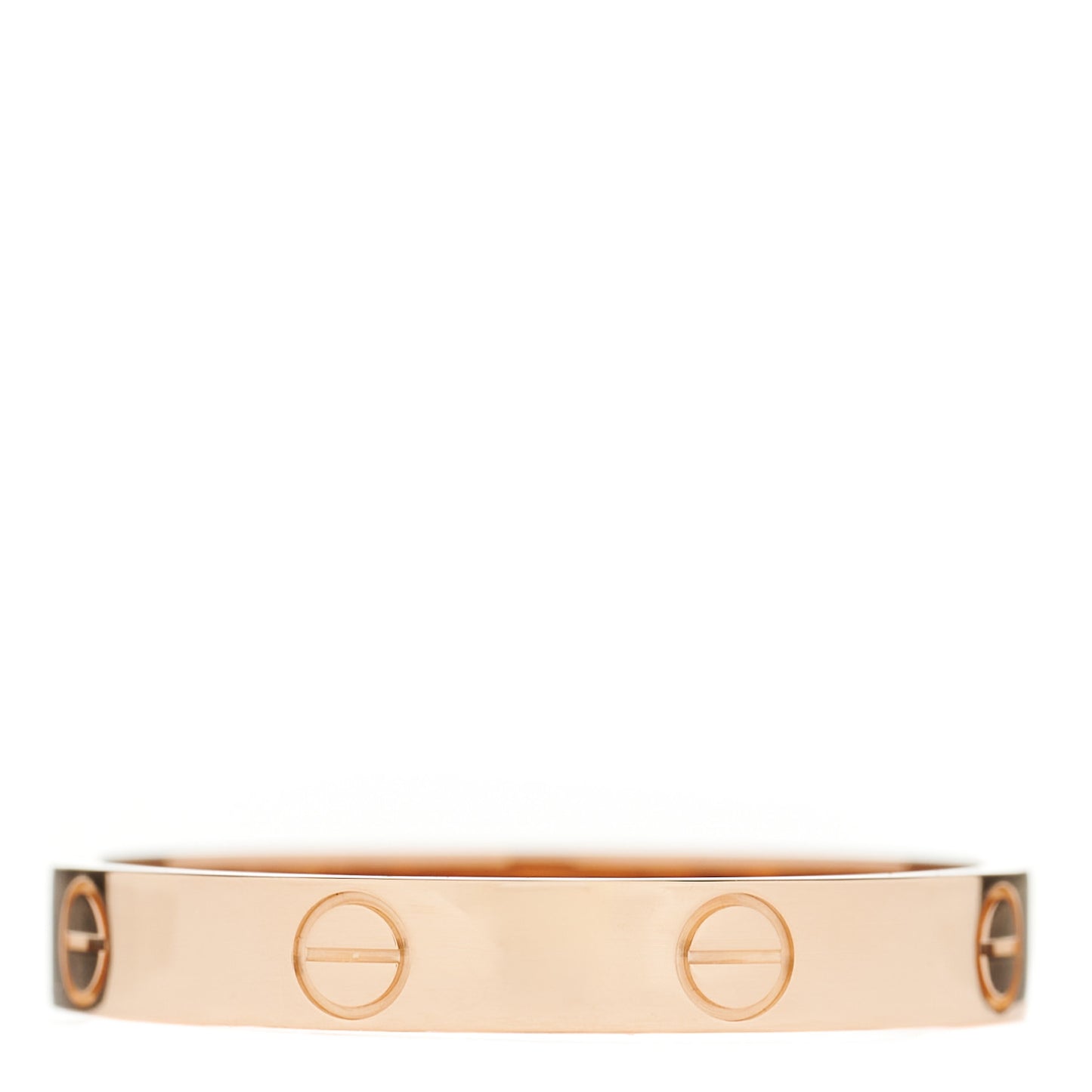 18K Pink Gold 3.5mm LOVE Wedding Band Ring 65 11