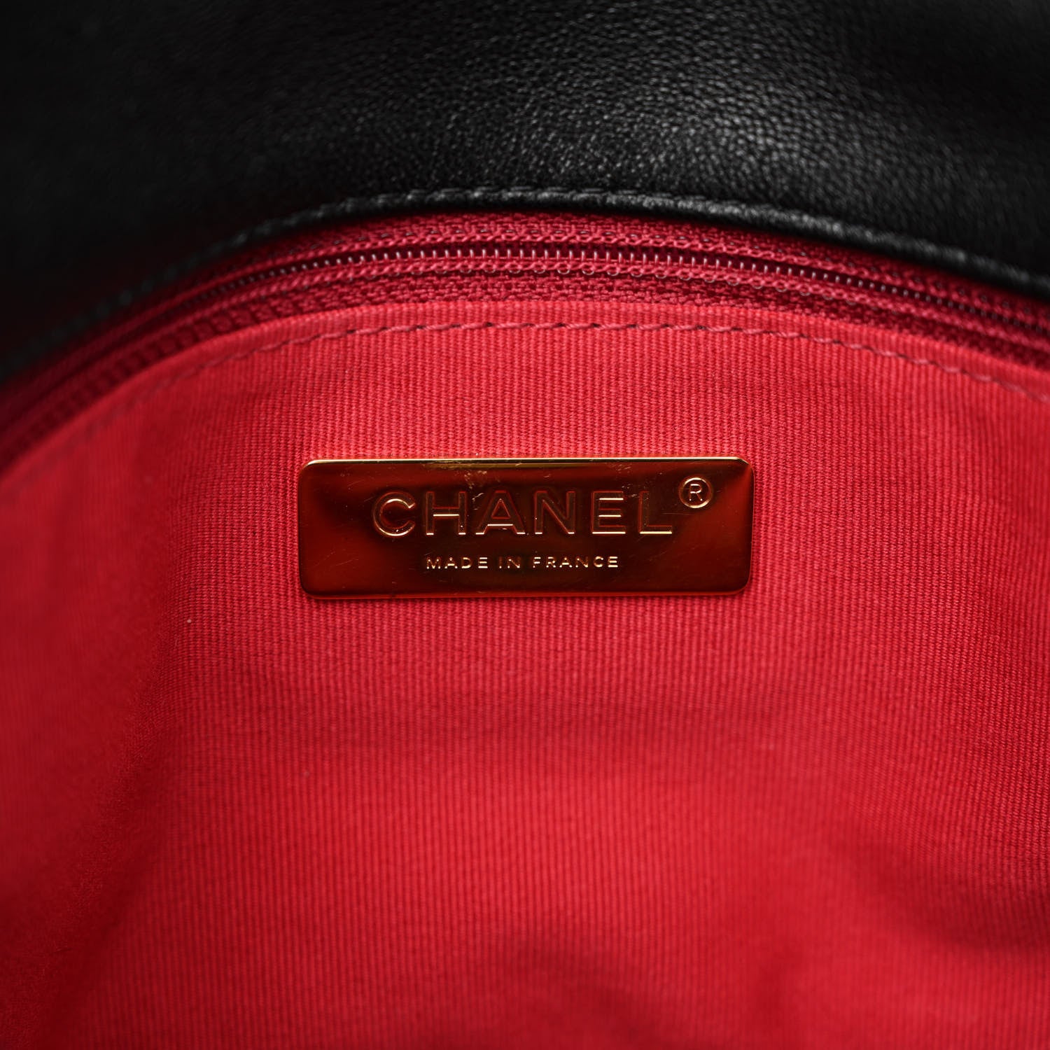 Chanel Lambskin Quilted Medium Chanel 19 Flap Black 6 of 12
