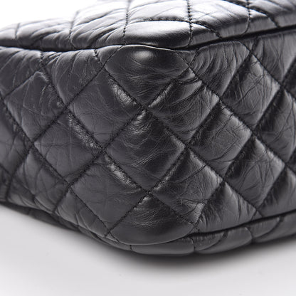 Chanel Aged Calfskin Quilted Medium Reissue Camera Case Black 8 of 13