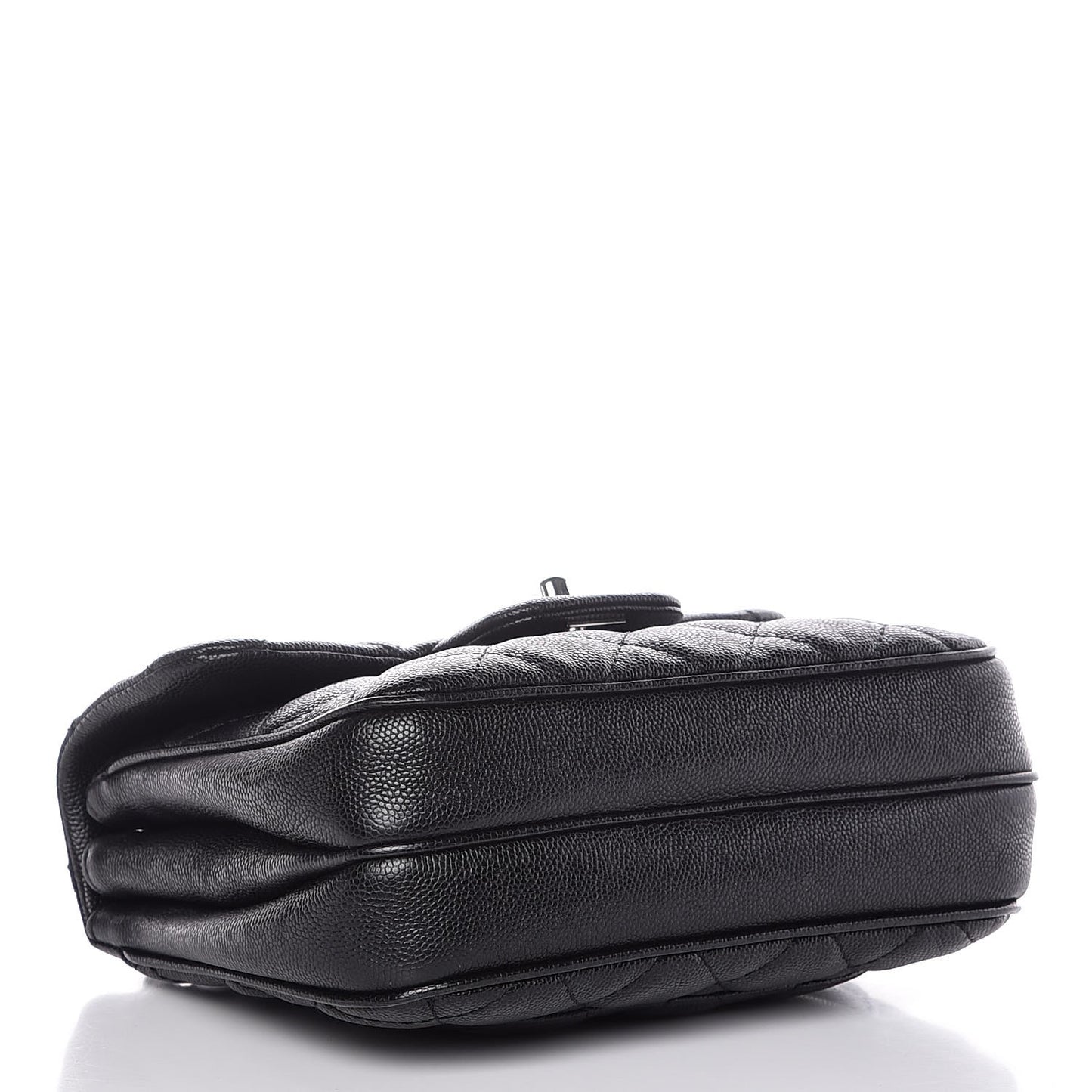 Caviar Quilted Small Urban Companion Flap Black