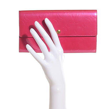 Louis Vuitton Vernis Sarah Wallet Fuchsia 2 of 7