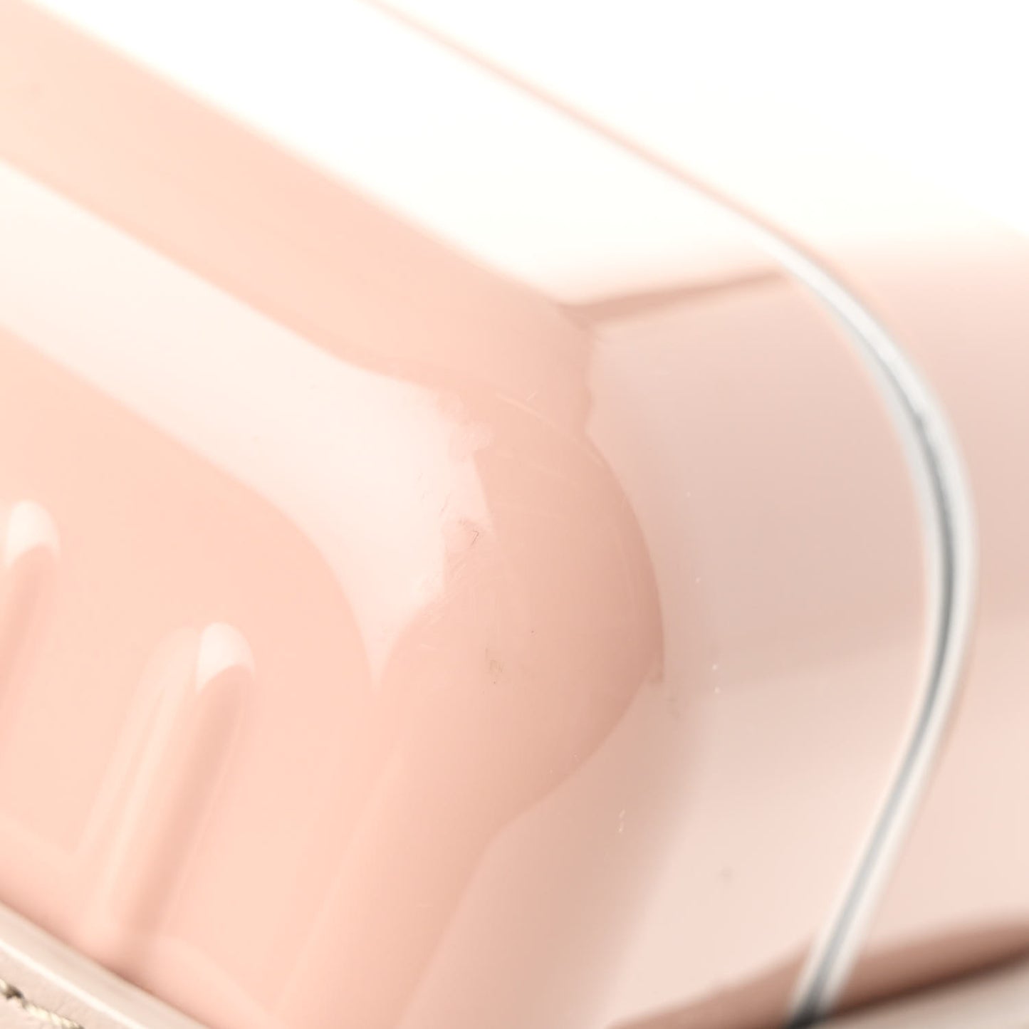 Gloss Polycarbonate Personal Cross-Body Bag Desert Rose