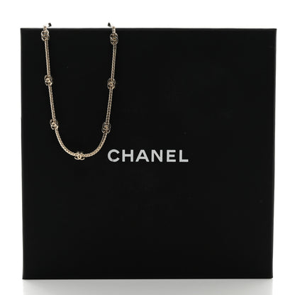 Chanel Metal CC Short Chain Necklace Gold 5 of 5