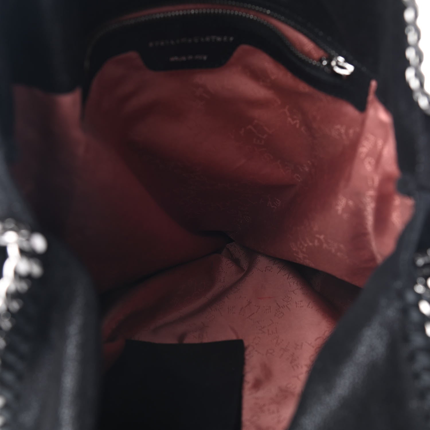 Stella McCartney Shaggy Deer Big Falabella Tote Black 5 of 8