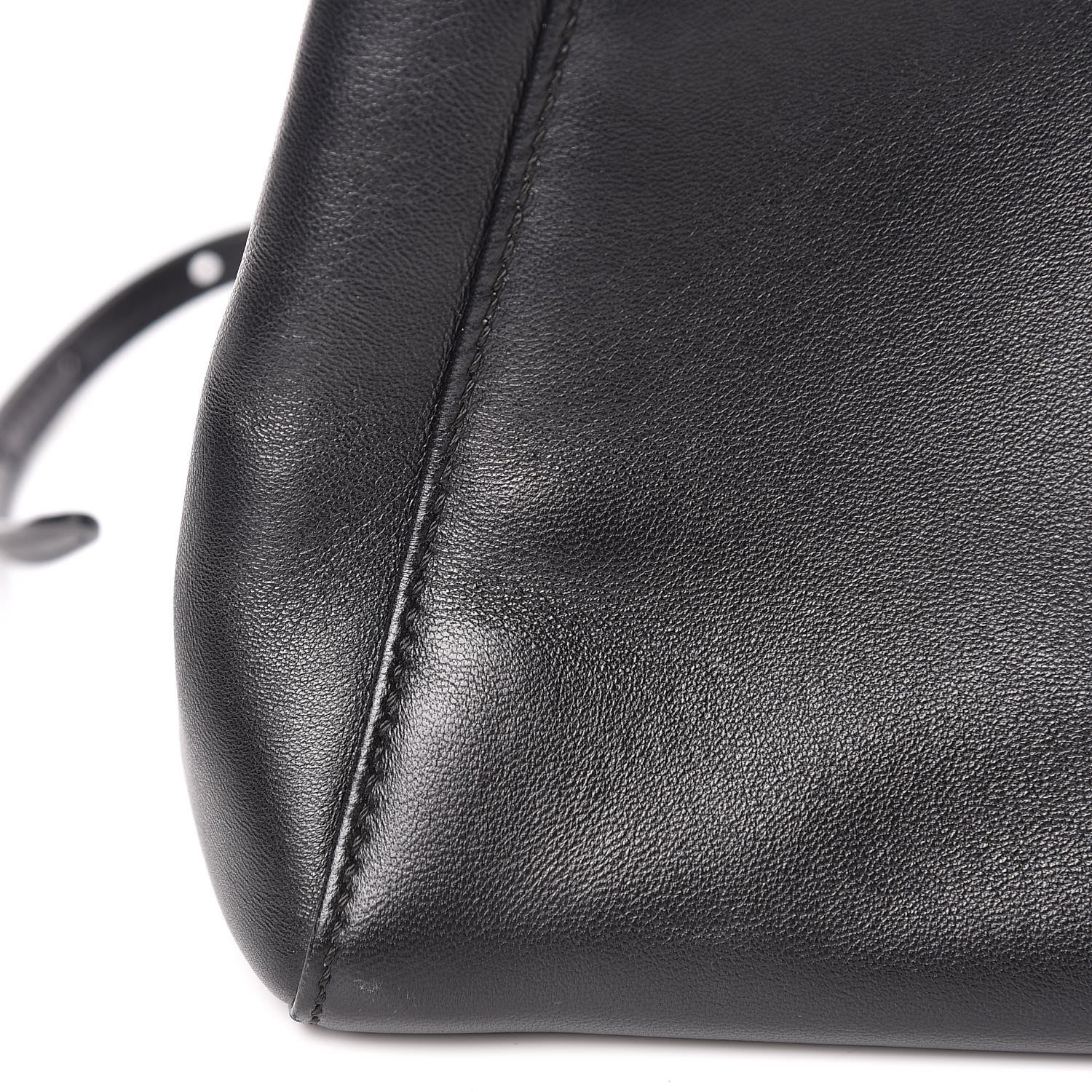 Fendi Nappa Mini Peekaboo Iconic Satchel Black 18 of 18