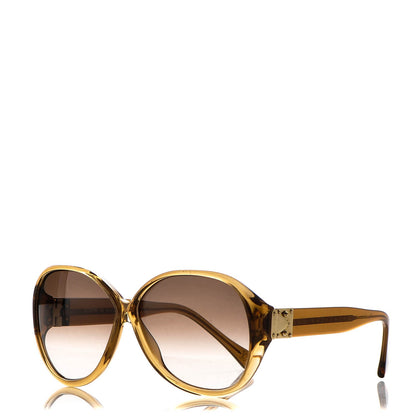 Louis Vuitton Acetate Soupcon Oversized Sunglasses Z0283W Glitter Honey 1 of 8