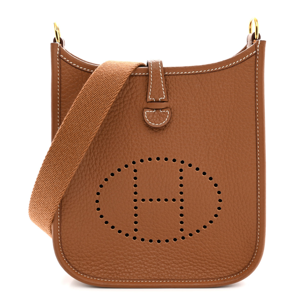 Hermes Taurillon Clemence Evelyne TPM Gold 1 of 11