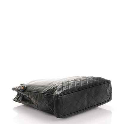 Chanel Lambskin Shopping Tote Black 4 of 8