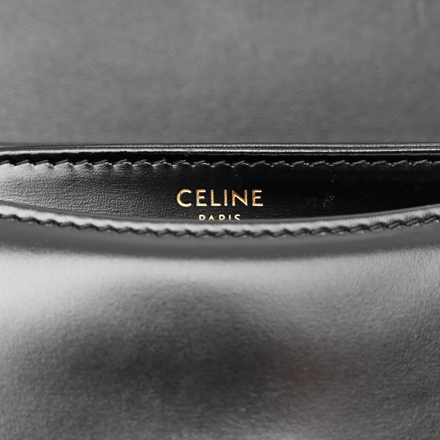 Celine Shiny Calfskin Teen Besace Black 6 of 9