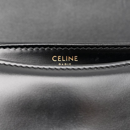 Celine Shiny Calfskin Teen Besace Black 6 of 9