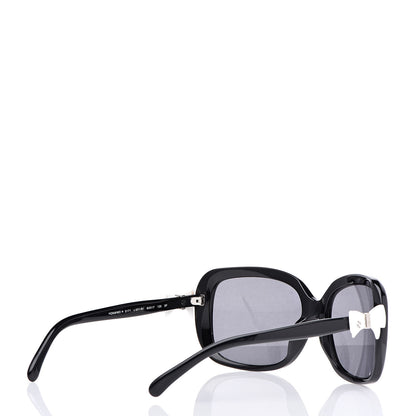 Chanel CC Bow Sunglasses 5171 Black White 4 of 7