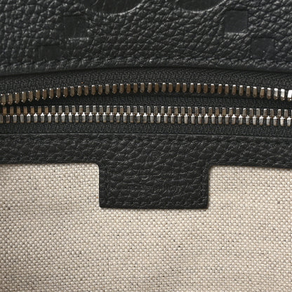 Gucci Calfskin Jumbo GG Embossed Large Backpack Black 7 of 11