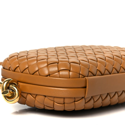 Bottega Veneta Calfskin Intrecciato Knot On Strap Camel 8 of 9