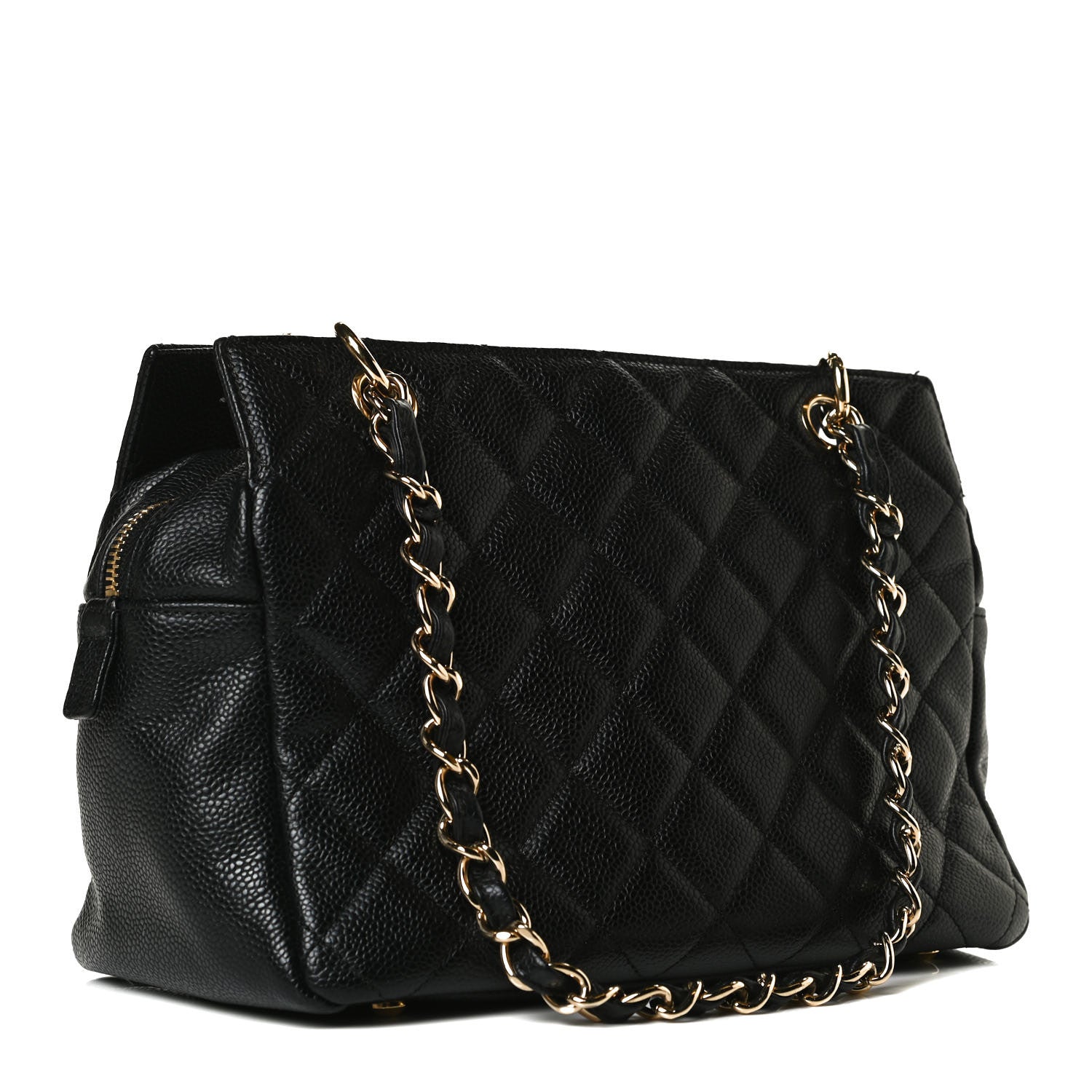 Chanel Caviar Quilted Petit Timeless Tote PTT Black 3 of 14