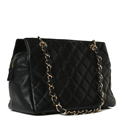 Chanel Caviar Quilted Petit Timeless Tote PTT Black 3 of 14