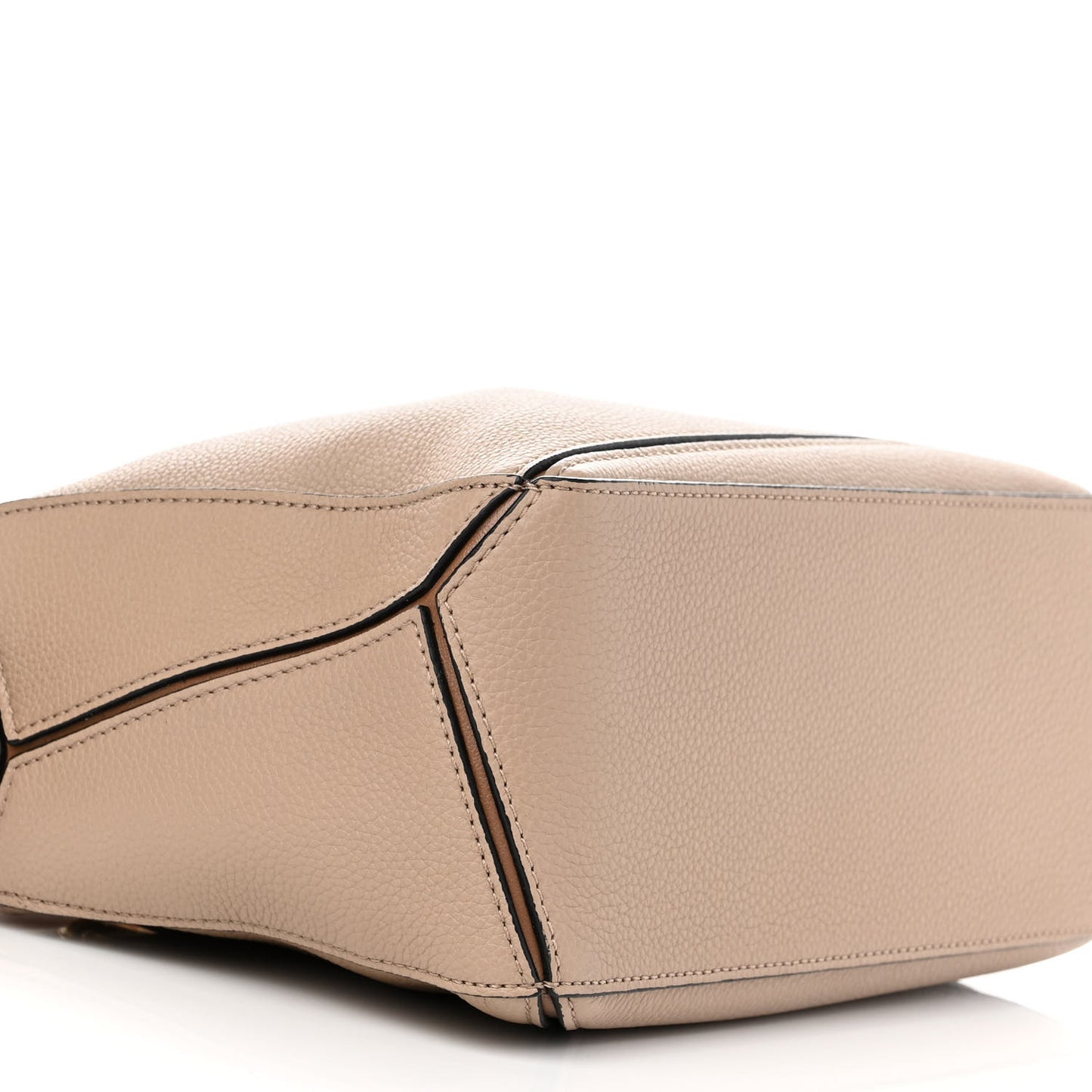 Grained Calfskin Small Puzzle Bag Sand Mink