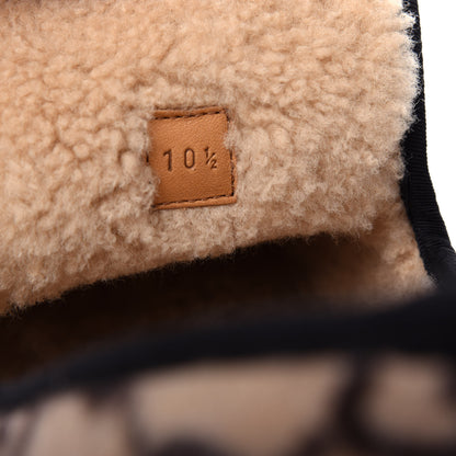 Gucci Covered Wool GG Monogram Mens Fria Horsebit Loafers 10.5 Beige Ebony Black Butterscotch 10 of 11