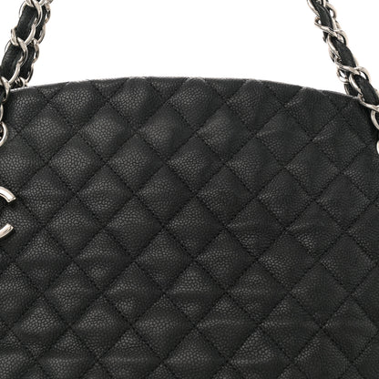 Chanel Caviar Quilted Large Just Mademoiselle Black 9 of 14