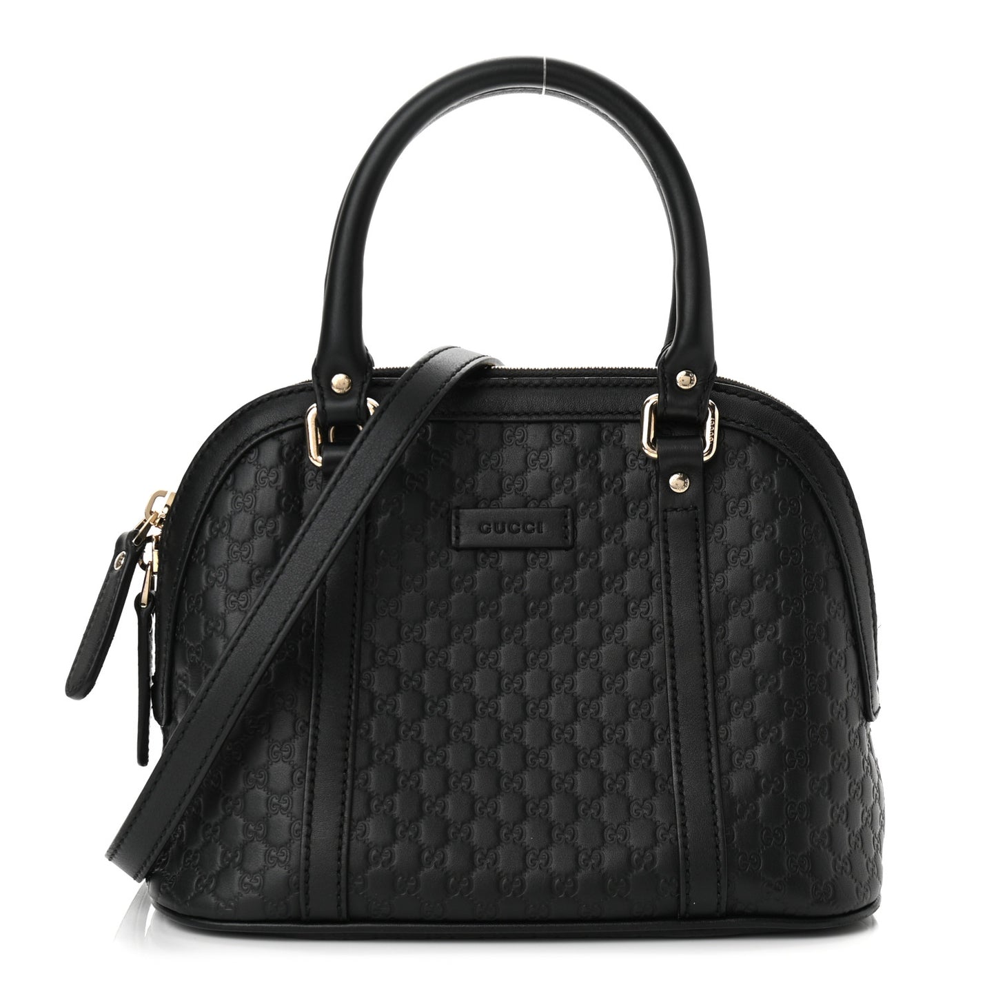 Microguccissima Mini Dome Bag Black