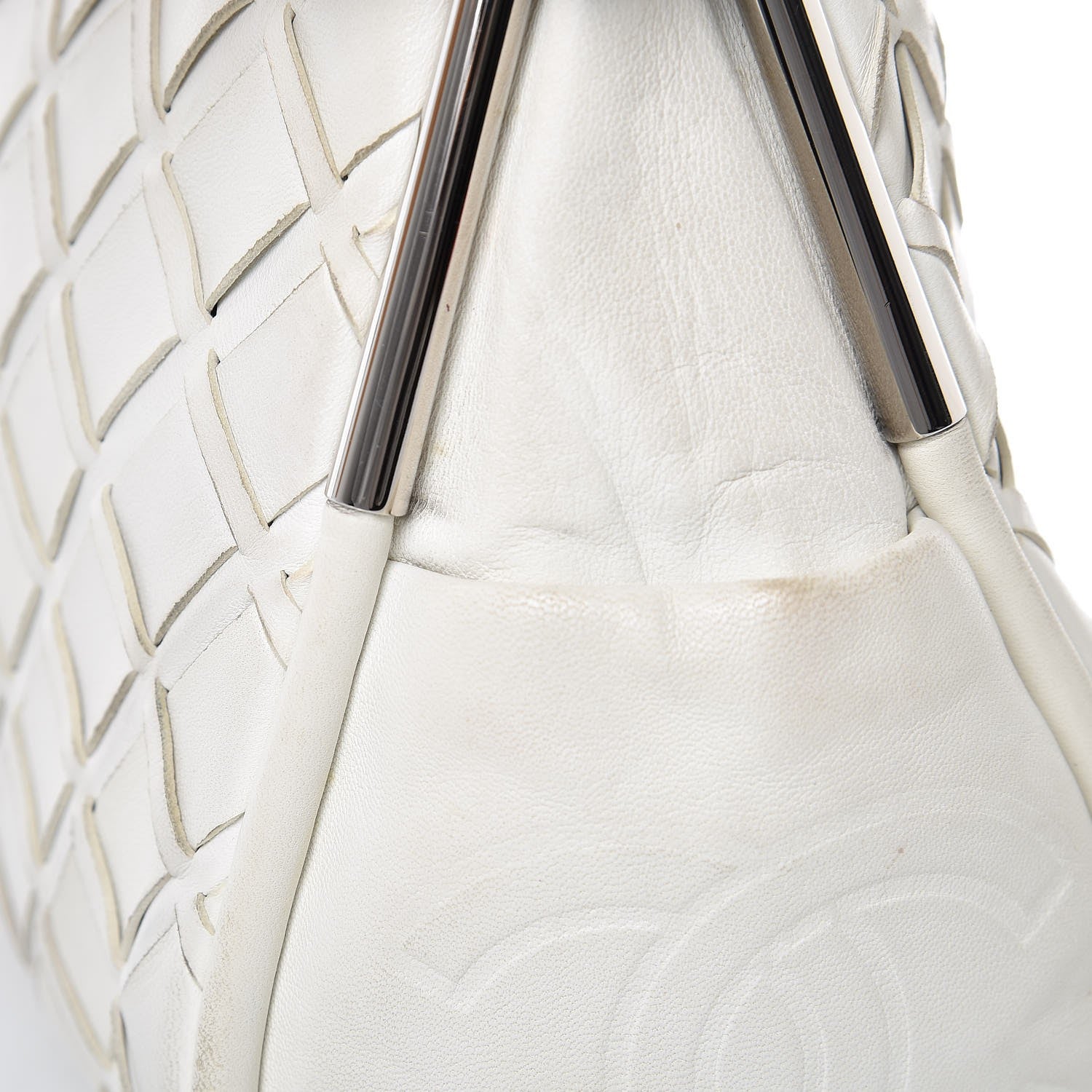 Chanel Lambskin Woven Medium Ultimate Soft Sombrero Hobo White 20 of 20