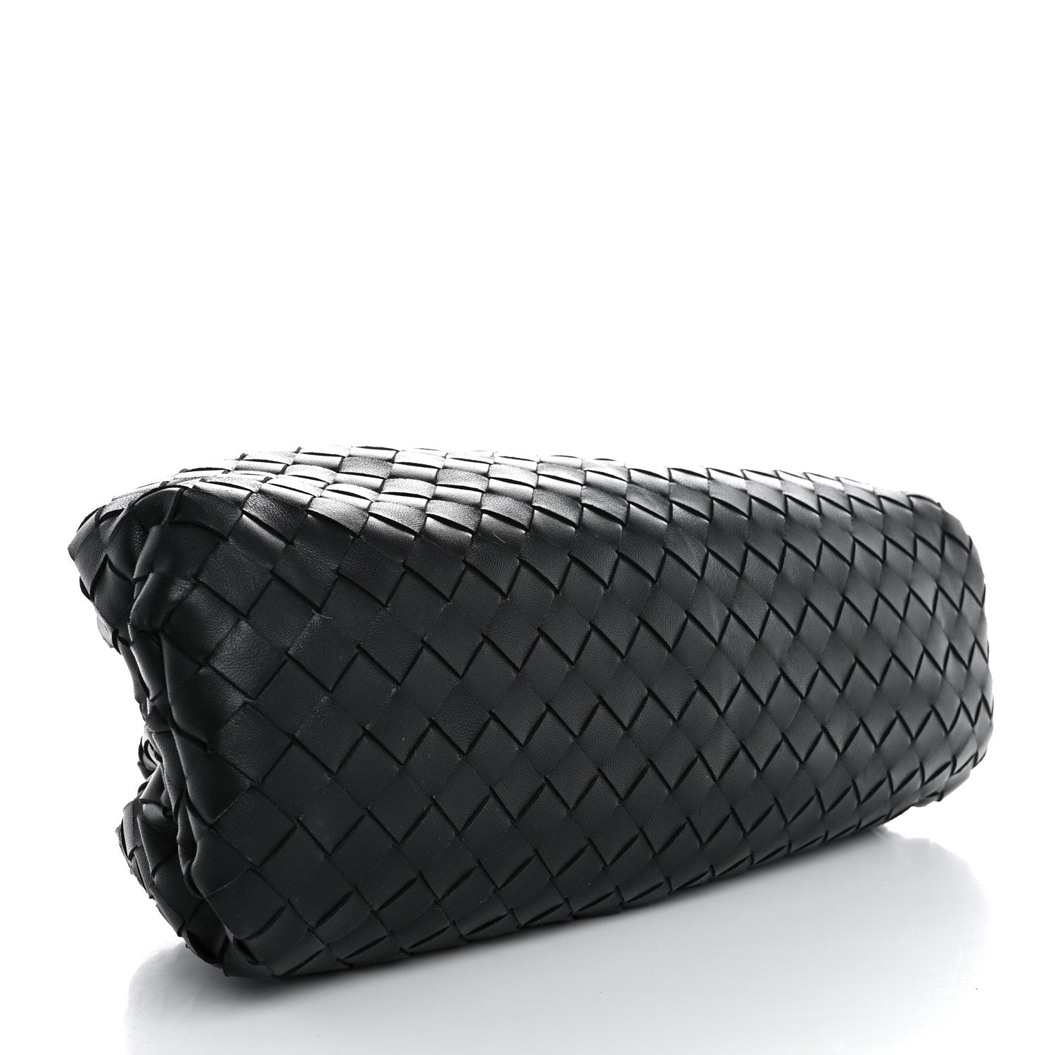 Bottega Veneta Nappa Maxi Intreccio The Pouch Oversized Clutch Black 4 of 14