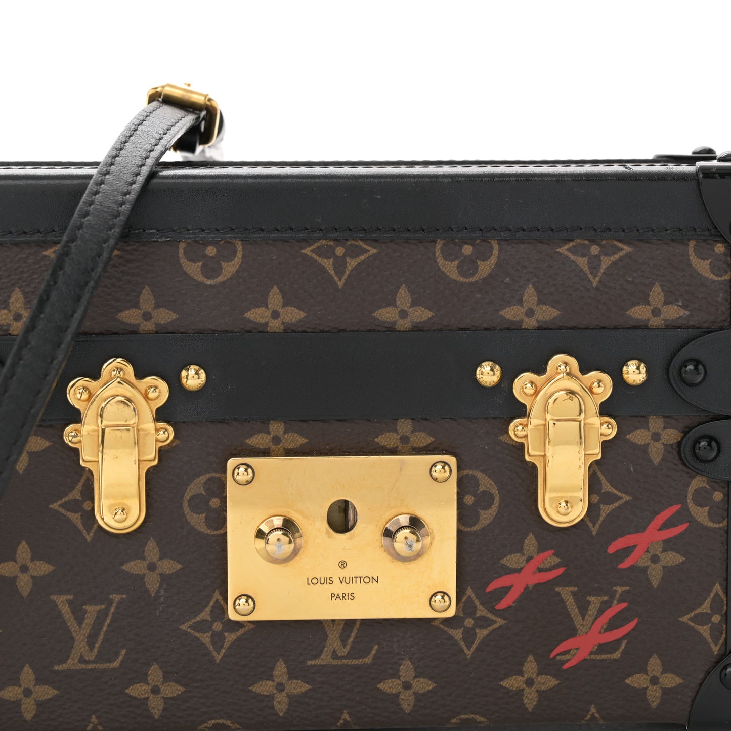 Monogram Petite Malle Black