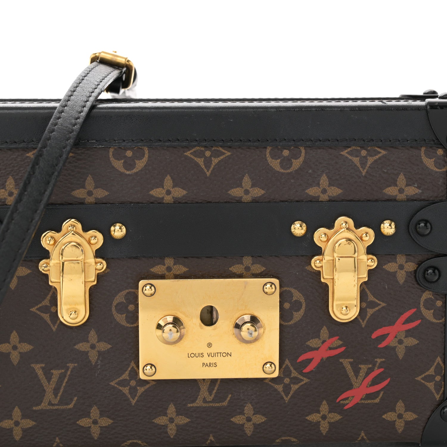 Louis Vuitton Monogram Petite Malle Black 13 of 14