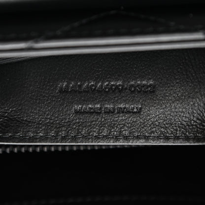 Saint Laurent Calfskin Y Quilted Monogram Monochrome Small Loulou Chain Satchel Black 8 of 9