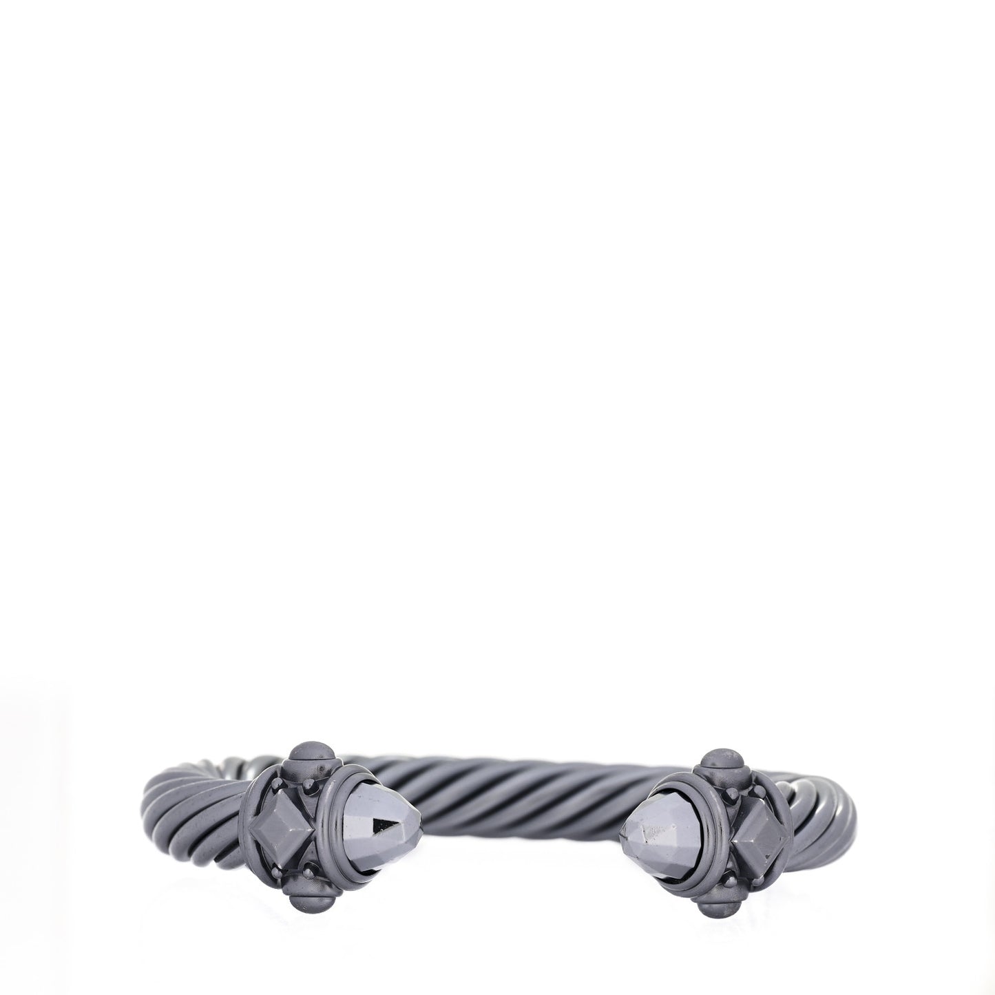 Aluminum 10mm Cable Renaissance Bracelet Grey
