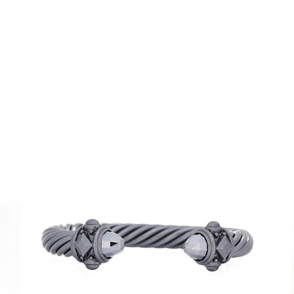 David Yurman Aluminum 10mm Cable Renaissance Bracelet Grey 1 of 5