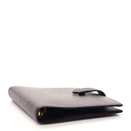 Louis Vuitton Taiga Small Ring Agenda Cover Burgundy 4 of 7