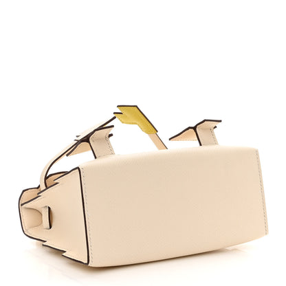 Hermes Epsom Quelle Idole Picto Kelly Doll Handbag Nata Mauve Sylvestre Lime Chai 6 of 14