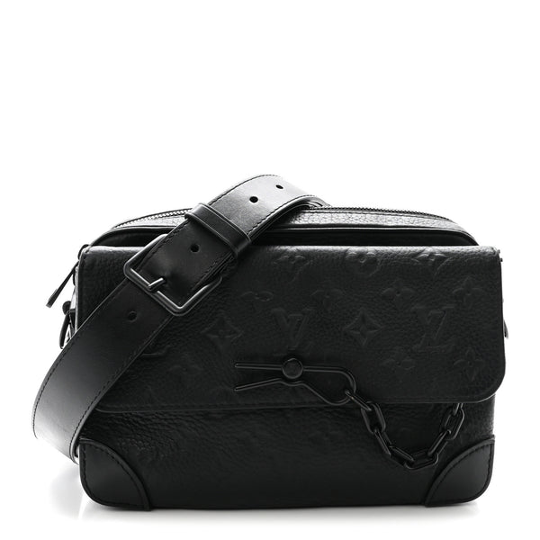 Louis Vuitton Taurillon Monogram Steamer Messenger Black 1889857