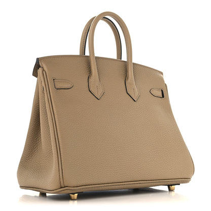Hermes Togo Birkin 25 Beige Marfa 3 of 11