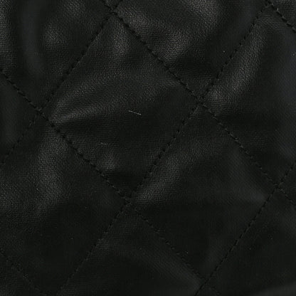 Chanel Coated Canvas Stitched XL Paris Biarritz Tote Black 12 of 15
