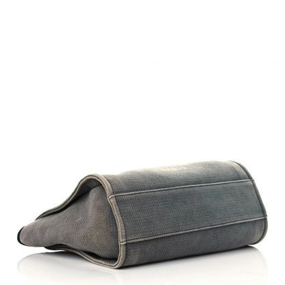Chanel Canvas Small Deauville Tote Grey 4 of 17