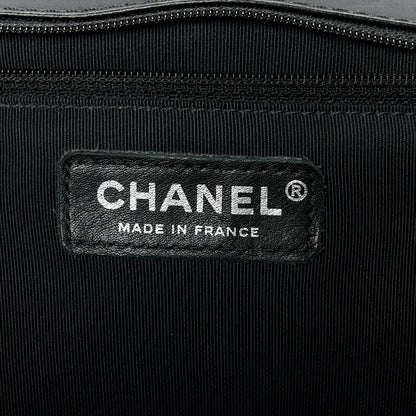 Chanel Lambskin Chevron Quilted Single Flap Black 6 of 12