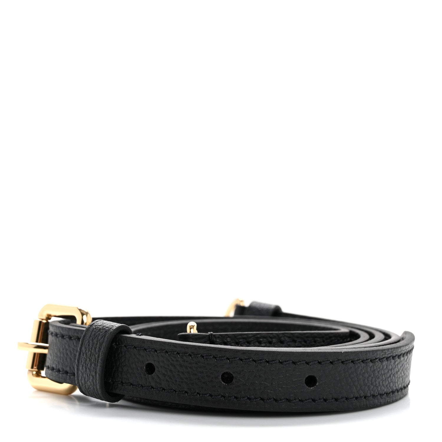 Louis Vuitton Calfskin Pochette Metis Shoulder Strap Black 2 of 3