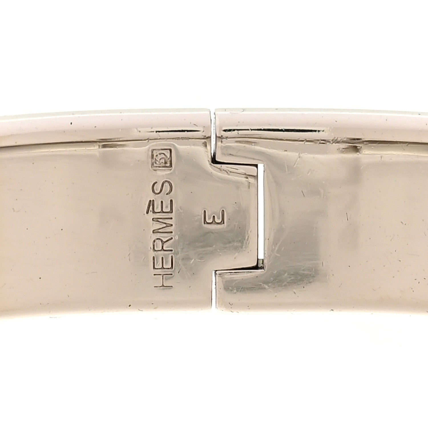 Hermes Enamel Narrow Clic Clac Bracelet GM Black 4 of 4