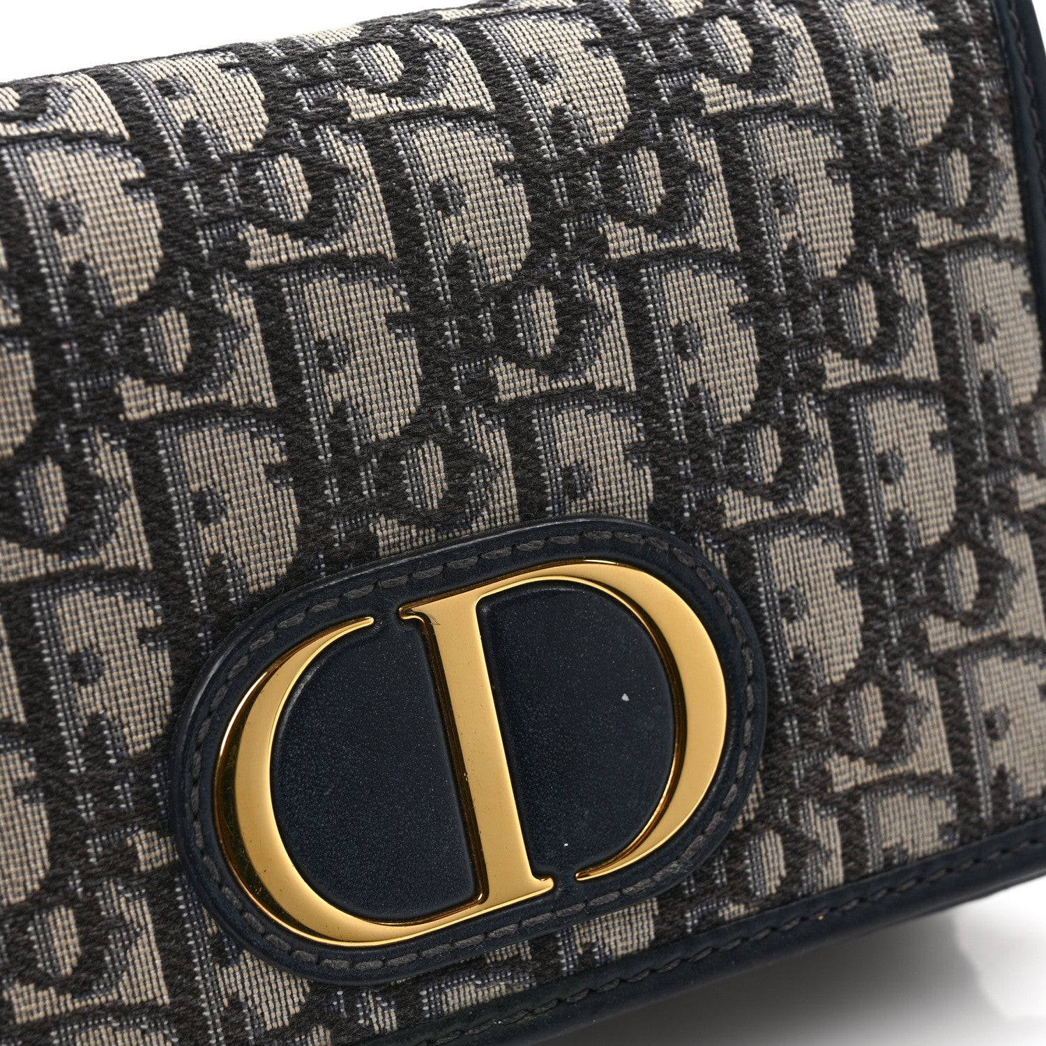 Christian Dior Oblique 30 Montaigne 2-In-1 Pouch Blue 10 of 10