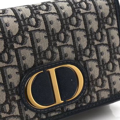 Christian Dior Oblique 30 Montaigne 2-In-1 Pouch Blue 10 of 10