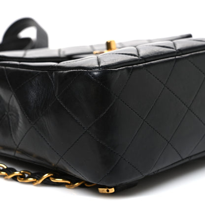 Chanel Lambskin Quilted Backpack Black 9 of 10